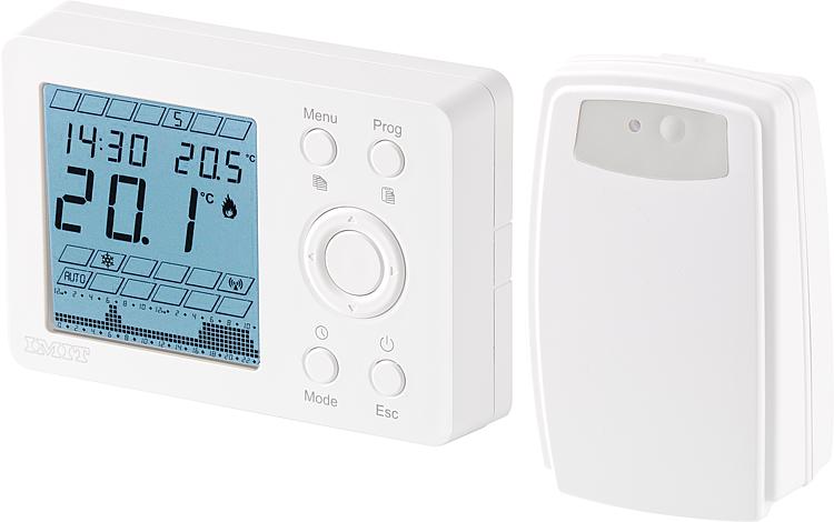 Funk - Raumtemperaturregler Typ WPT R Thermostat m.Empfänger, Wochenprogramm,Batterieversion