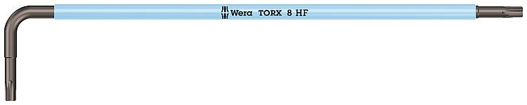 Winkelschlüssel WERA BlackLaser TORX® T25, lang mit Haltefunktion