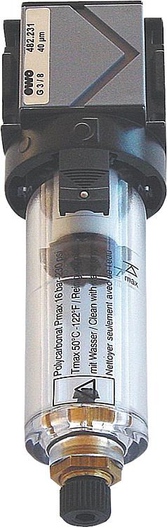Druckluft-Filter Typ 482 variobloc 3/4