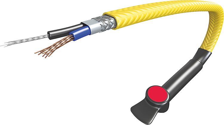 Frostschutz-Kabel f.Metallrohre, steckerfertig mit Thermostat, 2 Meter - 20W