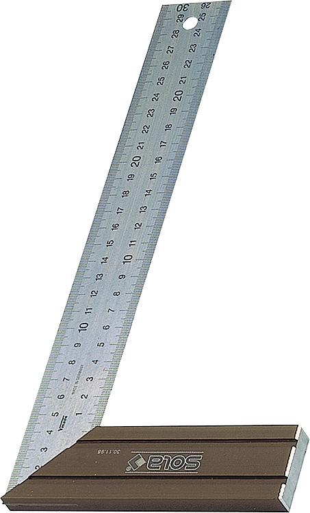 Winkel SRG500, Länge 50cm, beidseitige mm-Teilung 45 Grad Gehrungsanschlag