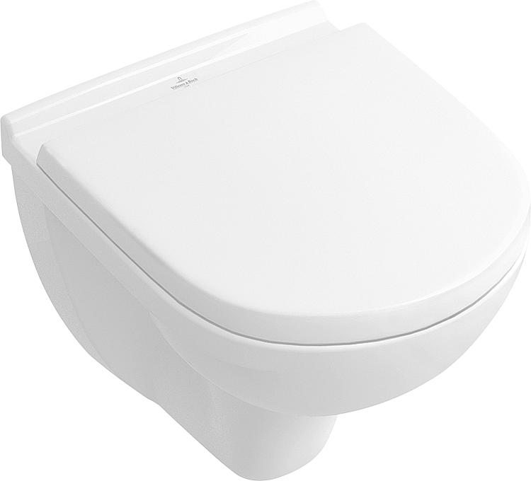 Wand-Tiefspül-WC V+B O.Novo 360x490mm, compact, weiss