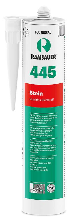 Neutralvernetzender 445 Stein 1K Silikondichtstoff Farbe: Fugengrau