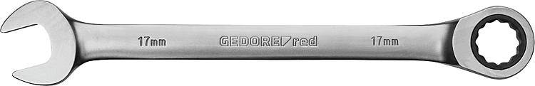 Maul-Ringratschenschlüssel GEDORE red SW=17mm, L=233mm