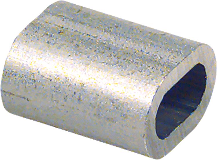 Pressklemmen DIN 3093 Alu-Knetlegierung, VPE = 100 St., für Seil-Ø 5 mm