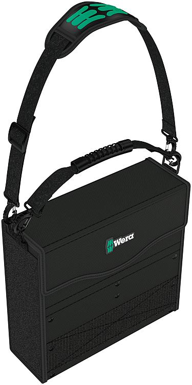 Werkzeugtasche WERA 2go 2 3-teilig m. Köcher, Tragegurt und WerkzeugContainer