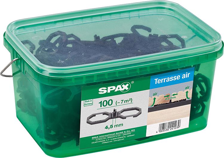 Abstandhalter SPAX Fugenbreite 4,5mm, passend für ca. 7,0m², 1 Henkelbox mit 100 Stück