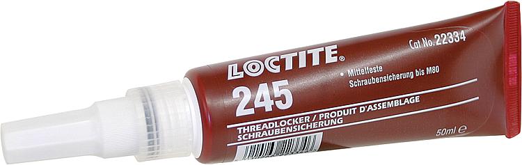 Loctite 245 flüssig Dichtung 1 Tube 50 ml mit BAM freigabe (Sauerstoff)vorher Loctite 500