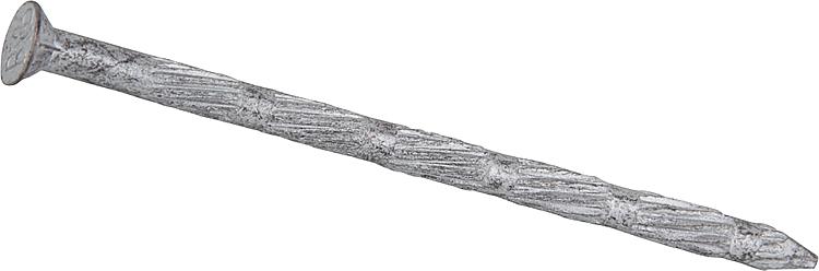 Stahlnagel geriffelt mit Tiefen- versenkungskopf Ø 4,5 x 100 mm, VPE = 250 Stück