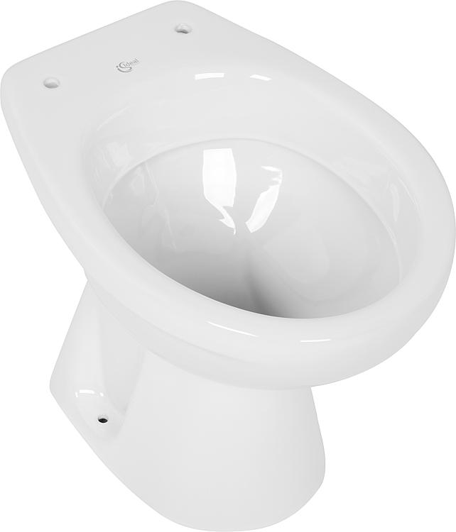 Eurovit Standtiefspül-WC (Abgang aussen waagerecht) BxTxH= 360x485x390 mm