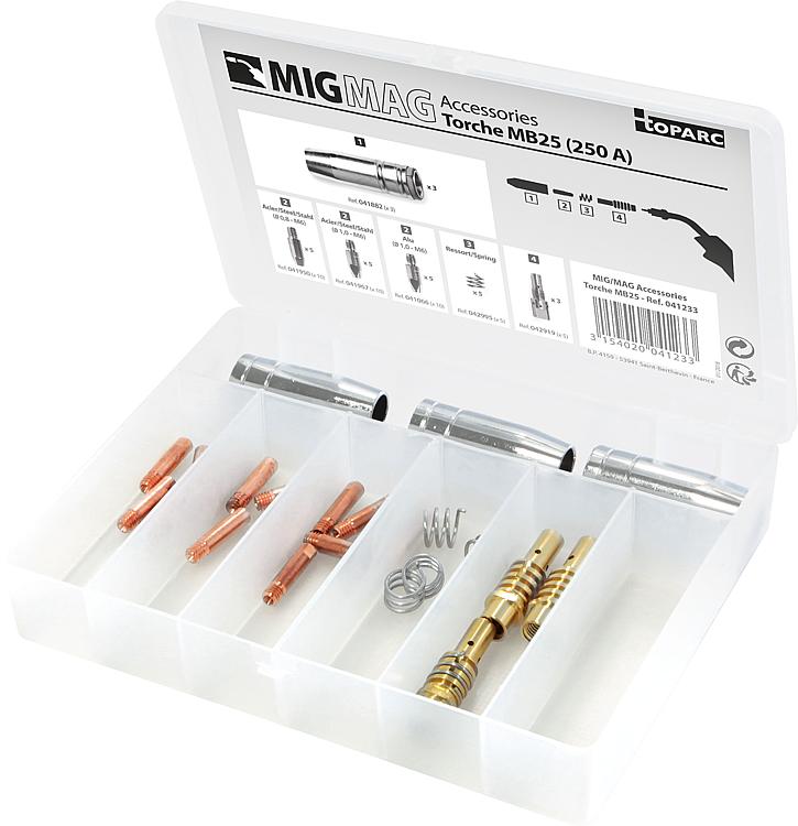 Verschleissteilebox GYS für MIG/MAG Brenner 250A