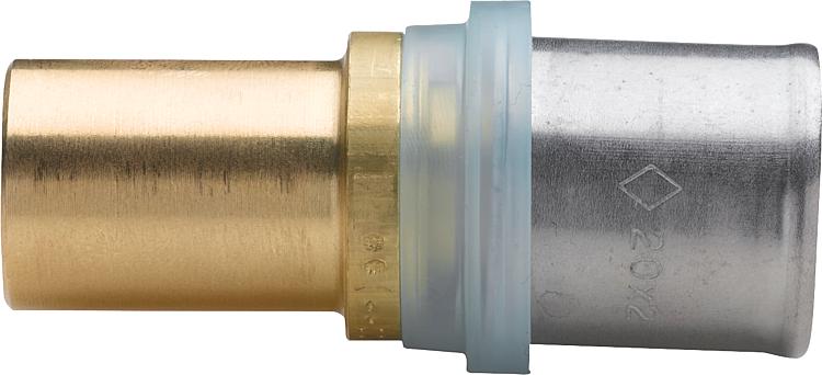 Übergangsfitting EVENES Mehrschichtverbund/Stahl-Kupfer, 20x2 - 18 mm