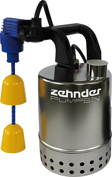 Schmutzwasser-Tauchpumpe Edelstahl Typ E-ZW 65 KS mit Kompaktschwimmer