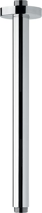 Decken-Anschlussrohr DN15(1/2"), Ø 28 mm, L = 500 mm Messing verchromt