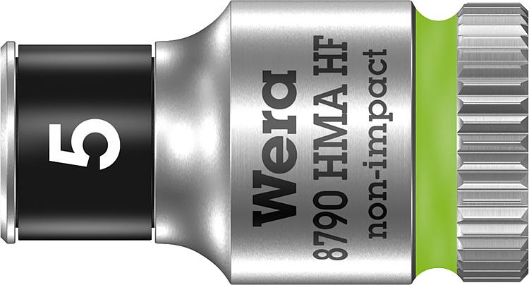 Knarreneinsatz WERA 8790 HMA HF Schlüsselweite 5,0mm Antrieb 6,3mm (1/4")