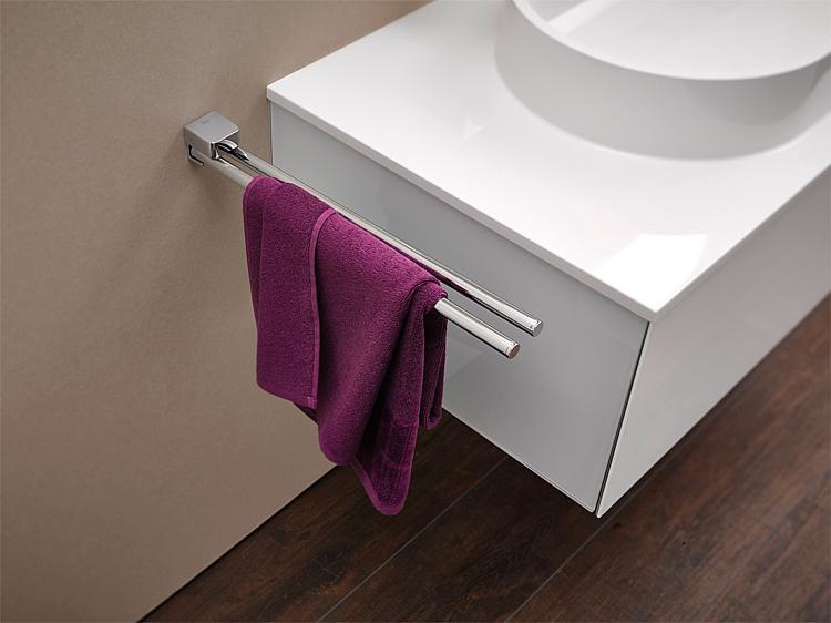 Handtuchhalter emco trend chrom, zweiarmig schwenkbar, 450mm