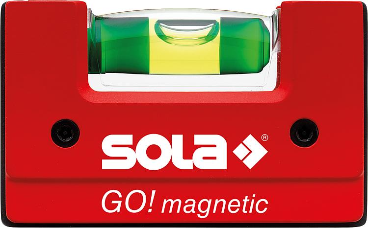 Kompakt-Wasserwaage Sola Go Magnetic LxBxH = 68x21x42mm