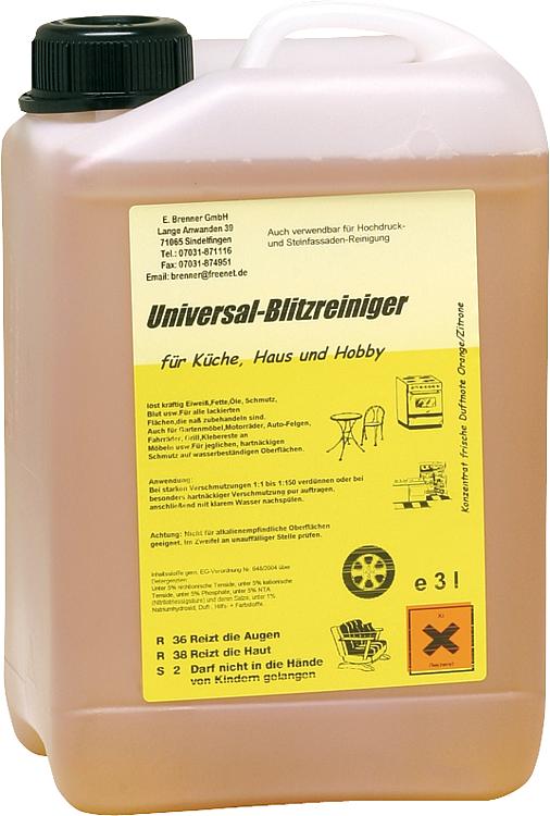 Universal Blitzreiniger Kanister 3 Liter