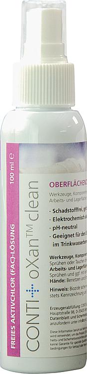 Oberflächendesinfektionsmittel Conti+ oXan, für Oberflächen und Hände, Sprühflasche à 100 ml