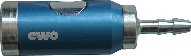 Sicherheitsdruckluftkupplung NW 7,2 ISO 4414 DIN/EN 983 mit Schlauchanschluss Ø10,0mm