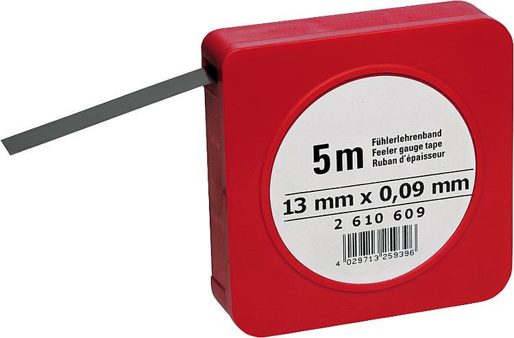 Fühlerlehrenband 5 mtr. 0,1 mm