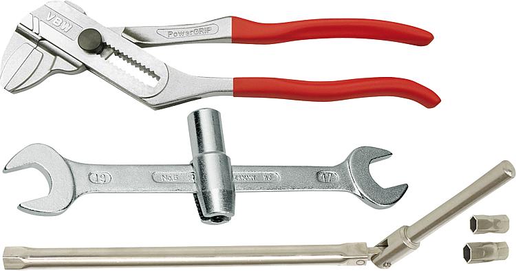 Werkzeugset III, 3-teilig, Sanitär-,Standhahn- und Zangen- schlüssel *BG*