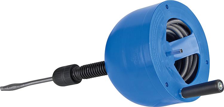 Hand-und Elektro- Rohrreinigungsgerät mit flexibler Spirale 10mm x 9,5m