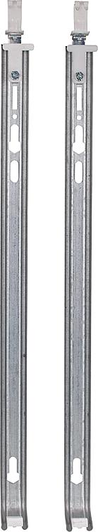 Wandkonsolen-Set für Bauhöhe 600mm - mit Schraub.+Dübel, 2xKon- sole, 2xDüb.10mm, 2xSchraub.8x70mm