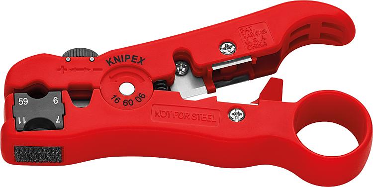 Koax-Abisolierer Knipex Typ 16 60 06