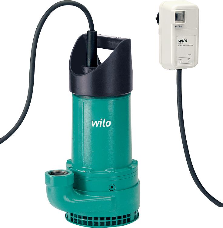 Schmutzwassertauchpumpe Wilo-EMU-KS 8 ES mit Schwimmschalter