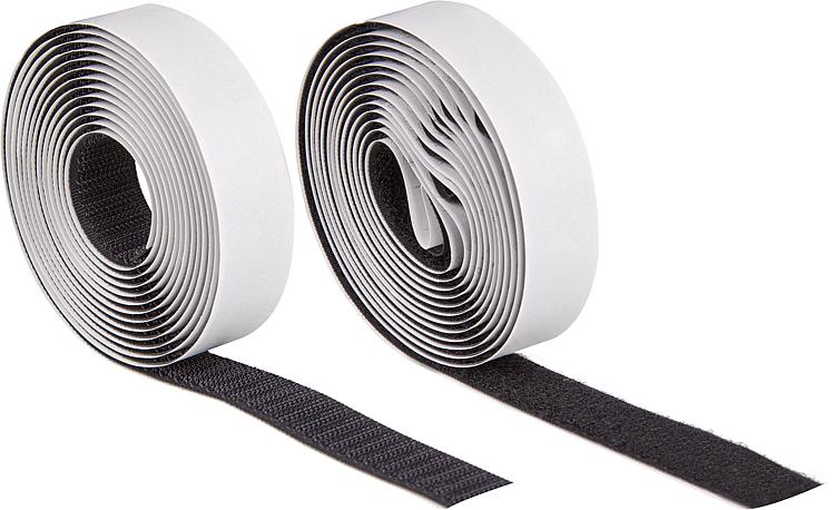 Set Klettband selbstklebend 20 mm schwarz