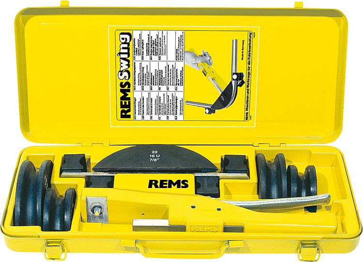 REMS Swing-Set Einhand-Rohrbiegegerät 12-15-18-22 mm