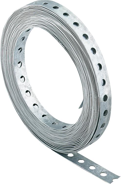 Lochband Stahl verzinkt Breite 17 mm / Rolle a 10 m