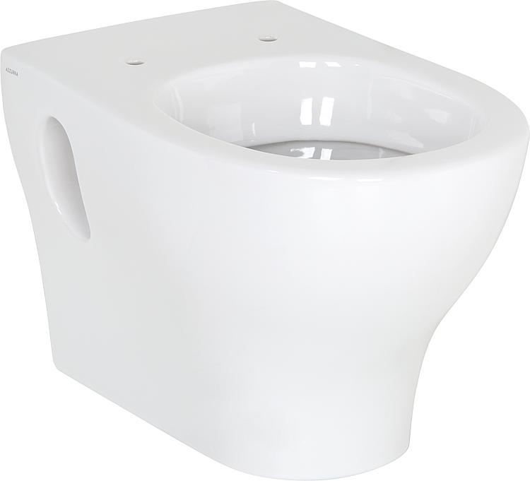Wand-Tiefspül-WC EVID aus Keramik weiss BxHxT: 350x375x525