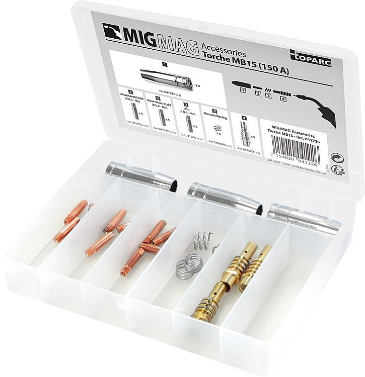 Verschleissteilebox GYS für MIG/MAG Brenner 150A