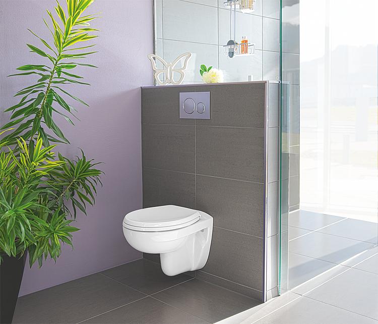 Wandtiefspül-WC Ideal Standard Eurovit, ohne Spülrand weiss