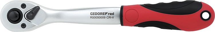 Umschaltknarre GEDORE red 3/8" L=206mm gekröpft