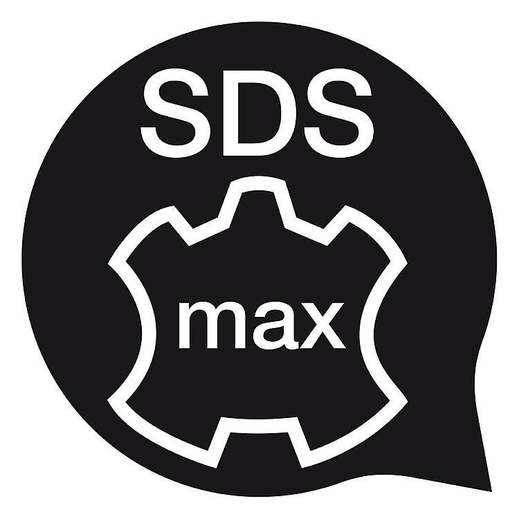 Meisselset HELLER® 3-tlg mit SDS-max Aufnahme Spitz-, Flach - und Spatmeissel