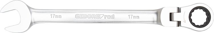 Ringratschenschlüssel GEDORE red mit Gelenk SW=13mm, L=180mm