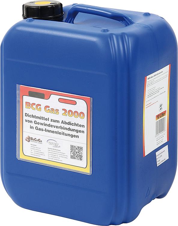 BCG Gas Dichtungsmittel 2000 DIN-DVGW-Reg.Nr.NG-5153BL0184 10 ltr. Kanister