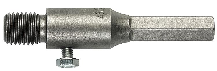 Aufnahmeschaft HELLER® M16 Aussengewinde mit Sechskant Aufnahme Länge 100 mm