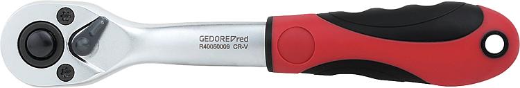 Umschaltknarre GEDORE red 1/4" L=150mm, gekröpft