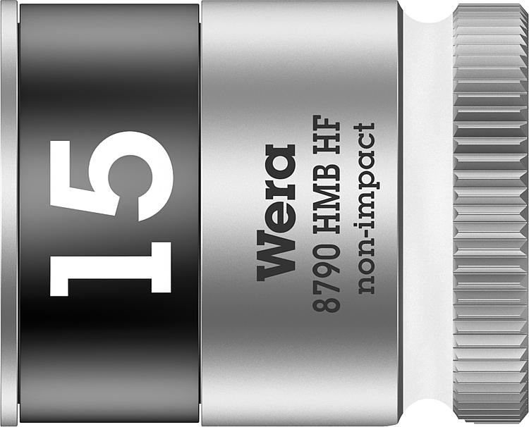 Knarreneinsatz WERA 8790 HMB HF Schlüsselweite 15,0mm Antrieb 9,52mm (3/8")