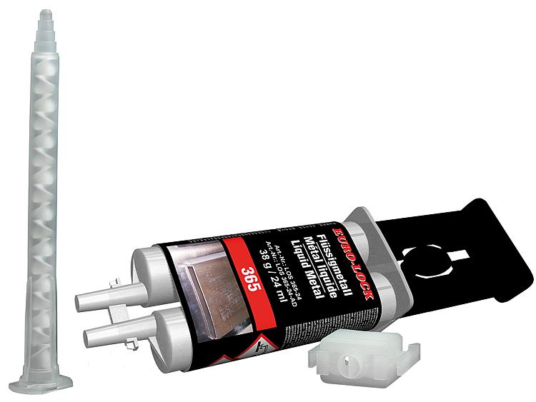 Flüssigmetall LOS 365 bis +100°C Doppelspritze mit Adapter 24 ml