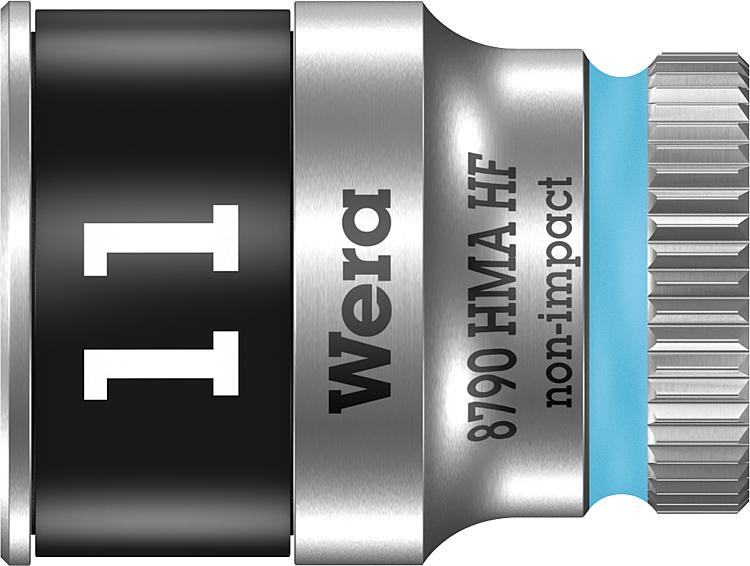 Knarreneinsatz WERA 8790 HMA HF Schlüsselweite 11,0mm Antrieb 6,3mm (1/4")