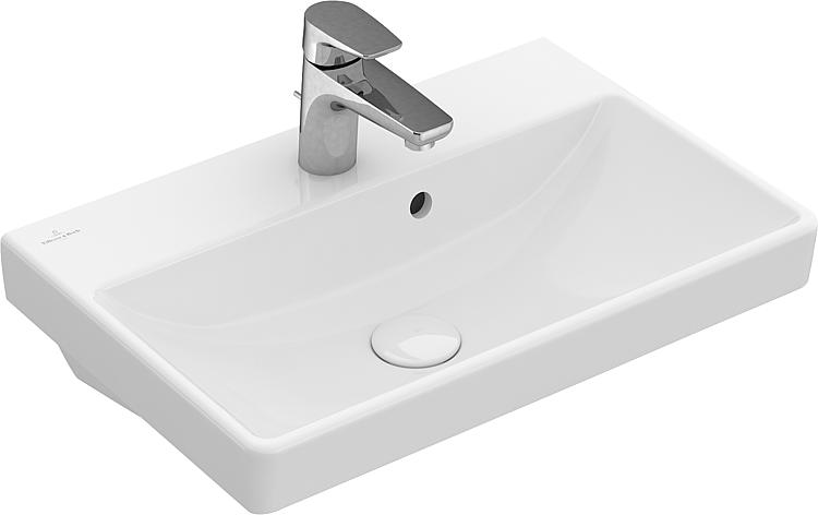Handwaschbecken V&B Avento 450x370x150, mit Überlauf, weiss