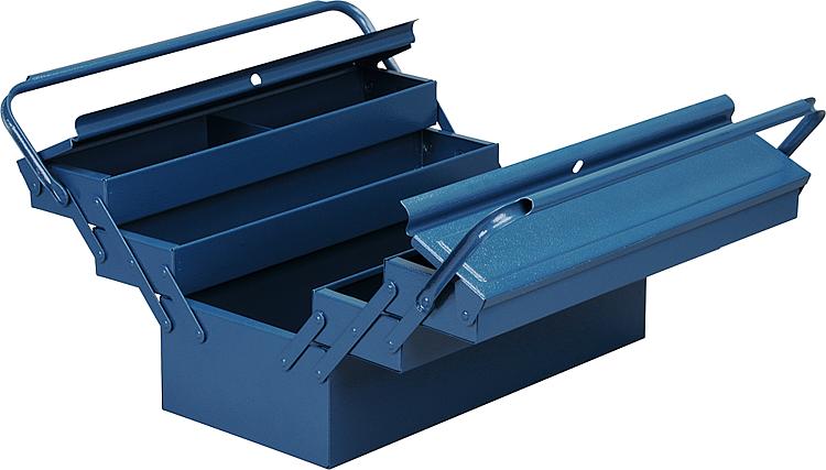 Werkzeugkasten blau BxTxH 450x220x220mm McPlus Metall 5/47