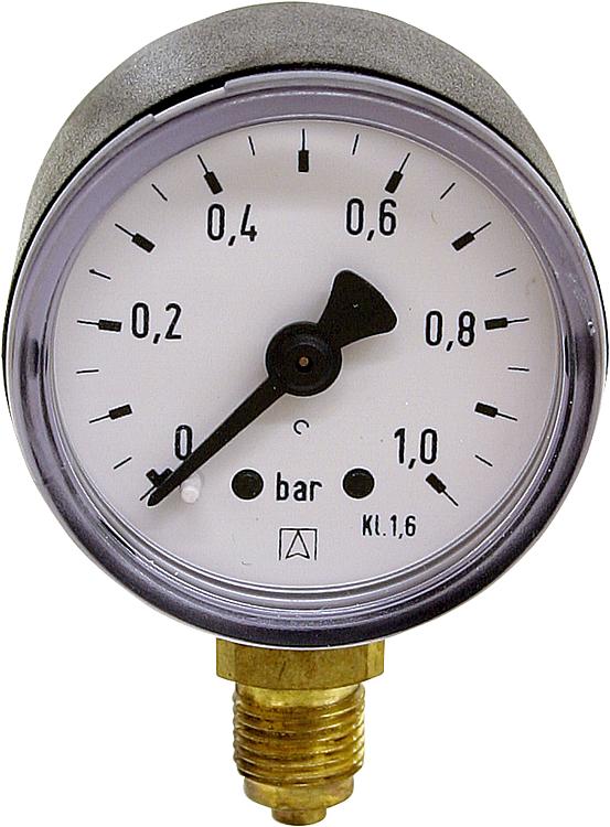 Rohrfeder-Standardmanometer 0-2,5 bar, Ø 40 mm, G 1/8"