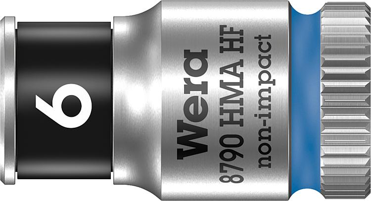 Knarreneinsatz WERA 8790 HMA HF Schlüsselweite 6,0mm Antrieb 6,3mm (1/4")