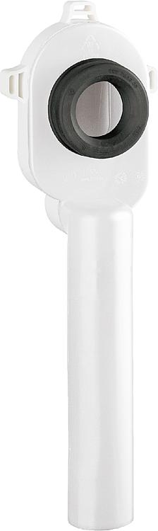PE-Urinal-Absaugsiphon Abgang senkrecht für 50 mm Rohr weiss